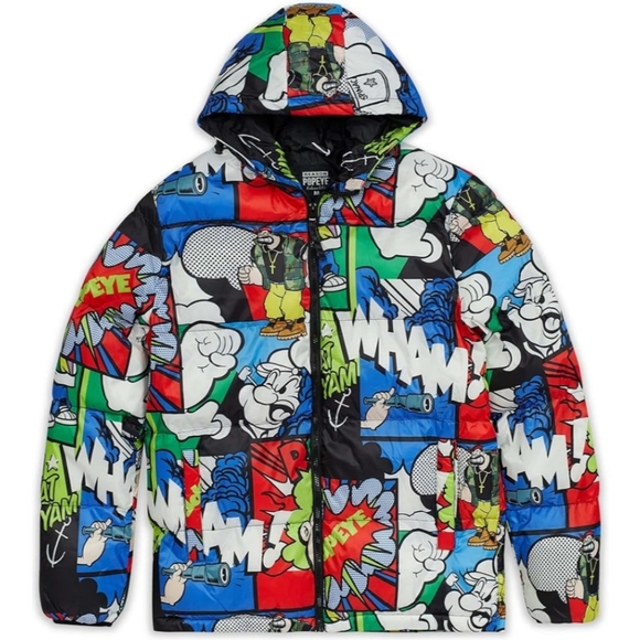 Reason Popeye Wham Puffer Jacket - Picture 3 of 4